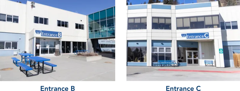 Entrance B & C